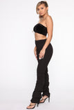 Lets Dance The Night Away Wide Pant - Black