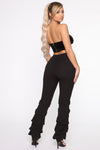 Lets Dance The Night Away Wide Pant - Black