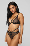 Favorite Ex Lace 2 PC Set - Black