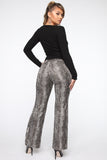 Party Animal Snake Skin Pant - Grey