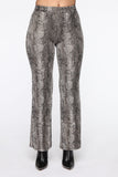 Party Animal Snake Skin Pant - Grey