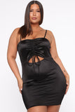 Kissed By My Love Mini Dress - Black