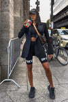 F Off Biker Shorts - Black