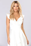 Whitney Midi Dress - White
