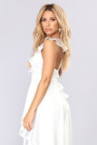 Whitney Midi Dress - White