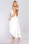 Whitney Midi Dress - White