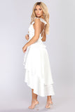 Whitney Midi Dress - White