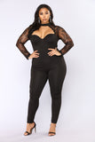 Love Is Blind Jumpsuit - Black