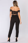 Classic Paper Bag Waist Pants - Black