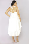 Whitney Midi Dress - White