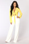 Victoria High Waisted Dress Pants - White