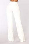 Victoria High Waisted Dress Pants - White