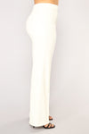 Victoria High Waisted Dress Pants - White