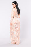 Flower Goddess Dress - Blush