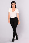 Kim Basic Legging - Black