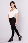 Kim Basic Legging - Black