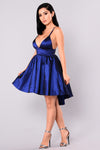 Hilda High Low Dress - Blue