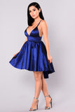 Hilda High Low Dress - Blue