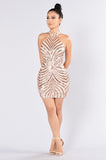 Diva Vibes Dress - Blush