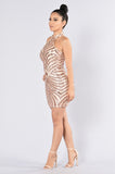 Diva Vibes Dress - Blush