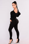 Pro Lounger Jumpsuit - Black