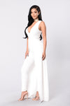 Middle Of Things Jumpsuit - Ivory