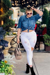 Glistening Jeans - White
