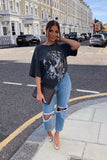 Walk This Way Boyfriend Jeans - Medium Blue Wash